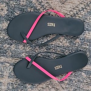 Pink Tkees Riley Neon Sandals
